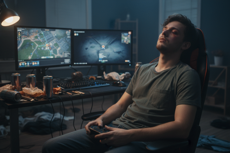 Personne addiction jeux vidéo gaming disorder dopamine écran