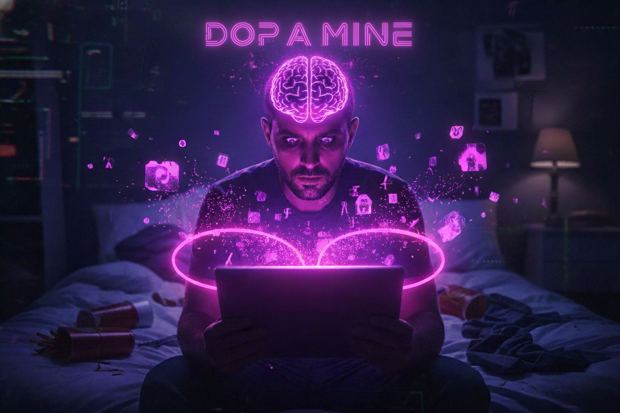 Cerveau addiction pornographie dopamine circuits neuronaux