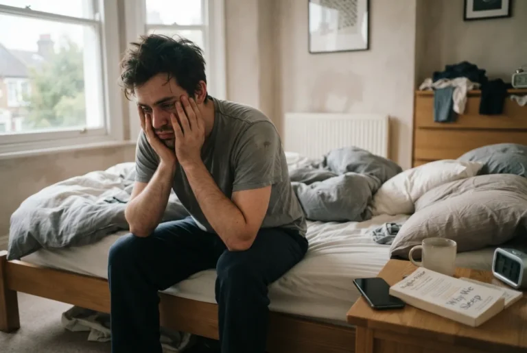 Personne toujours fatiguée au réveil malgré une nuit de sommeil