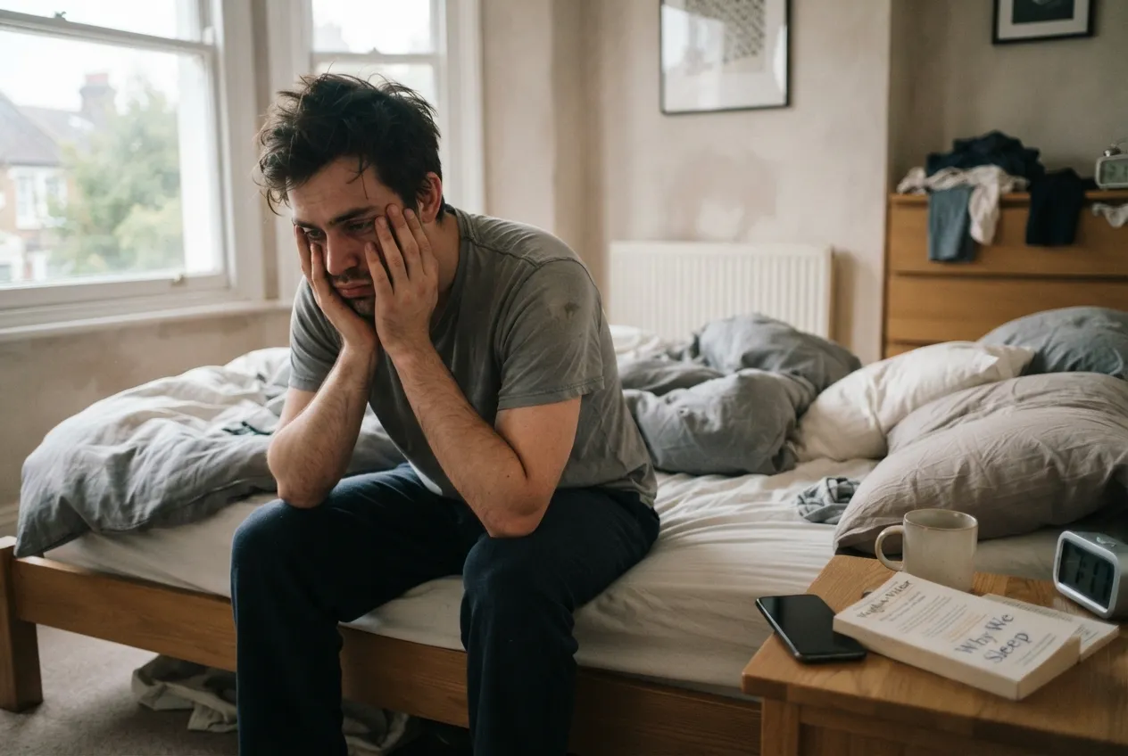 Personne toujours fatiguée au réveil malgré une nuit de sommeil